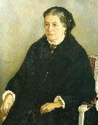 Ernst Josephson portratt av konstnarens moder oil painting